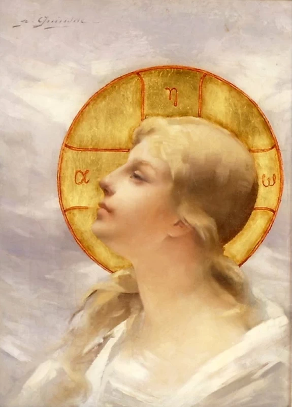 François Paul Auguste Quinsac - Testa d'angelo
